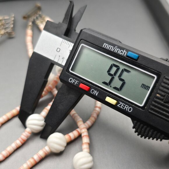 VTG Southwestern Oyster Shell Multi‑Strand Choker Necklace 13" 925 Tube Clasp - Picture 8 of 10